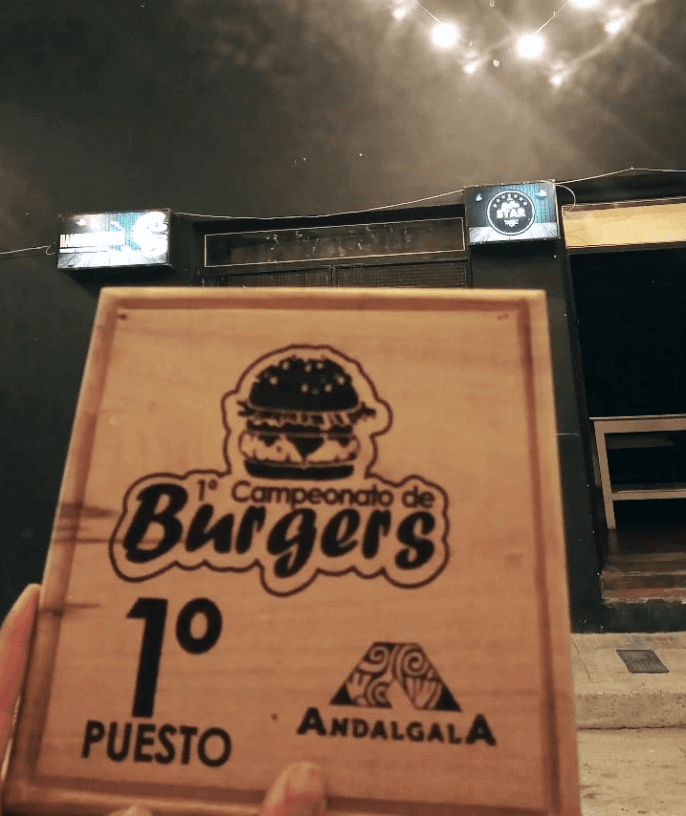Trofeo del Campeonato de Burgers de Andalgalá